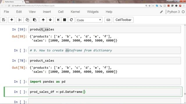 How to Create Pandas DataFrame from a Dictionary | Converting Python Dictionary to Pandas DataFrame смотреть онлайн
