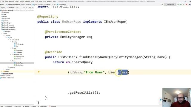 Entity Manager in Spring Boot تعلم смотреть онлайн
