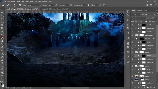 Fantasy Love | Dream love Speed Art | Photoshop Manipulation смотреть онлайн