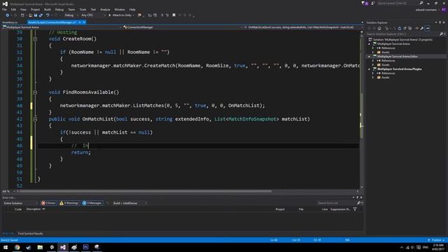 Making a Multiplayer Survival Arena (Ep8Pt1) "Connection Manager" - Unity Unet Tutorial смотреть онлайн
