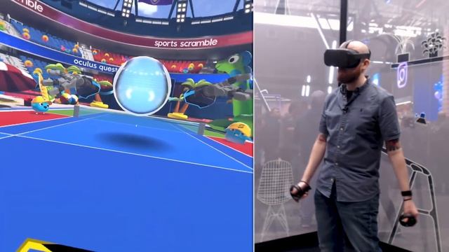 Oculus Quest - Sports Scramble Gameplay смотреть онлайн