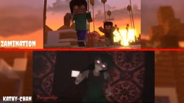 Zombie Girl Minecraft VS Zombie Girl Original