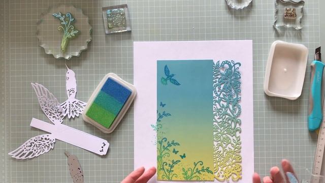 How to make a Flutterings Hummingbird card смотреть онлайн