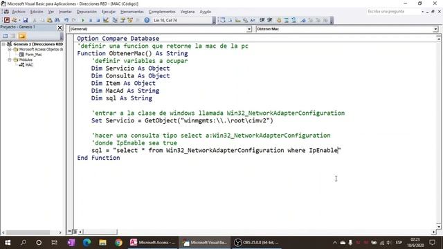 Como obtener MAC Address en MS Access VBA смотреть онлайн