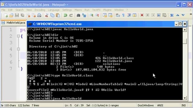 Java SE Tutorial 2 - Your First Java Program смотреть онлайн