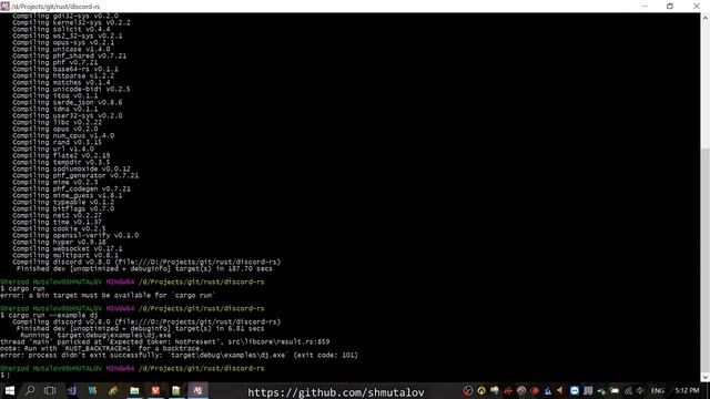Собираем discord-rs смотреть онлайн