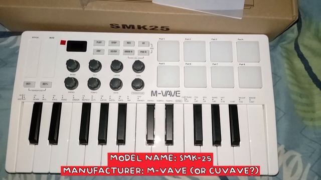 Unboxing this SMK-25 MIDI Keyboard & Controller by M-VAVE смотреть онлайн