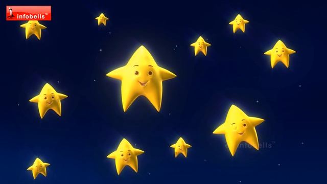 Twinkle, Twinkle Little Star - Sweet Baby Rhyme and Baby Song | Infobells смотреть онлайн