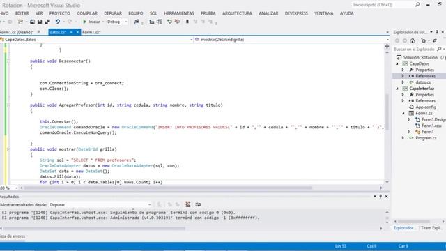 capadatos Conexion C# con Oracle смотреть онлайн
