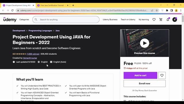 Project Development using JAVA | OOPs for JAVA Interviews | Udemy Paid Courses Coupon Code #udemy смотреть онлайн