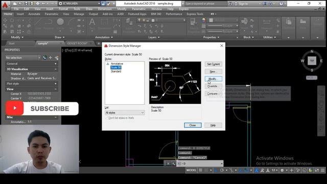 AutoCAD TUTORIAL | HOW TO CREATE SCALE & CHANGE SETTING QUICK FOR BEGINNERS (Tagalog) Part 2 смотреть онлайн