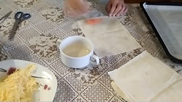 Горячая закуска из лаваша с мясом!!! смотреть онлайн