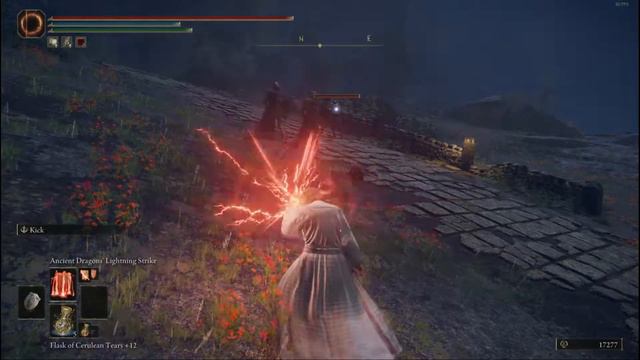 Ancient Dragons' Lightning Strike - Gameplay + Slow-Mo - Elden Ring смотреть онлайн