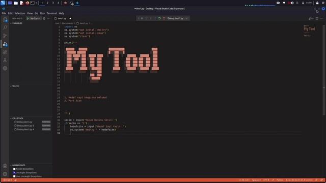 Hackingdə Python if,elif,else,input kodları #1 #hacking #python смотреть онлайн