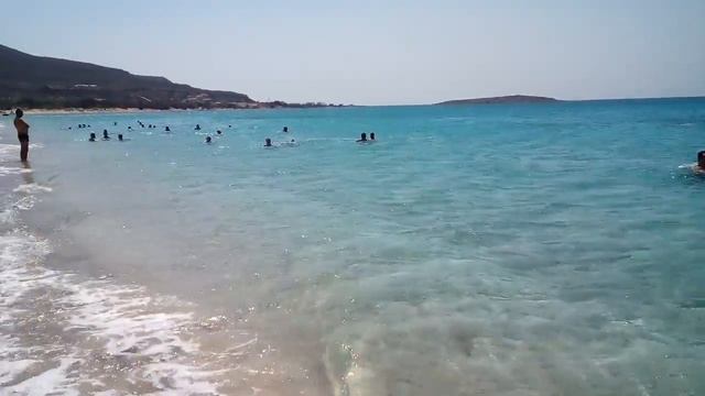 Остров Элафонисос-пляж Панагица. Остров вошел в десятку лучших курортов европы. Ελαφόνησος смотреть онлайн