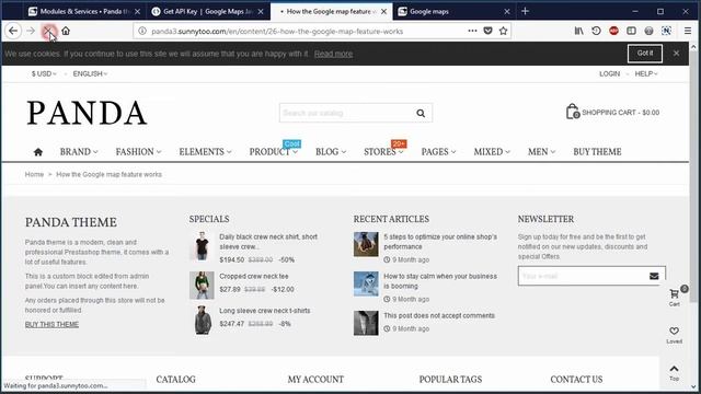 GOOGLE MAPS in PrestaShop 1.7: How to embed in your ecommerce website (read description) смотреть онлайн