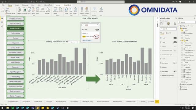OmniData PowerBI Tips and Tricks: Concatenate [www.omnidata.com] смотреть онлайн