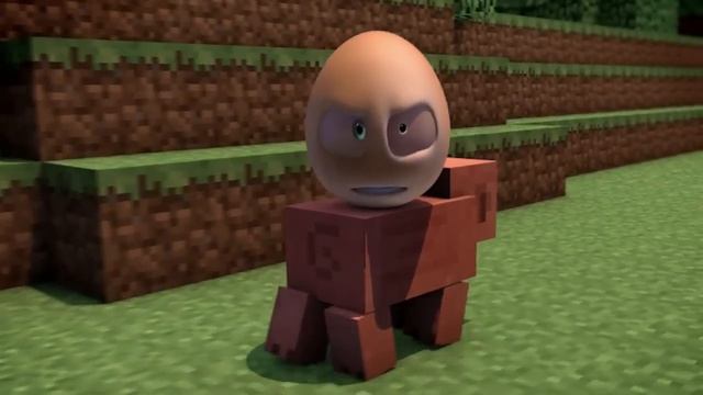 [Яйцо и Майнкрафт] Часть 1: Что такое Майнкрафт? (Rus by Rissy) смотреть онлайн