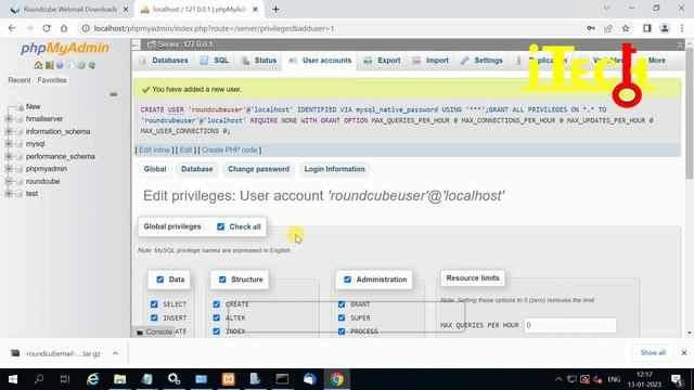 HMailServer Installation Part -7 | Installing Webmail Client With Roundcube In Window | Itechkey