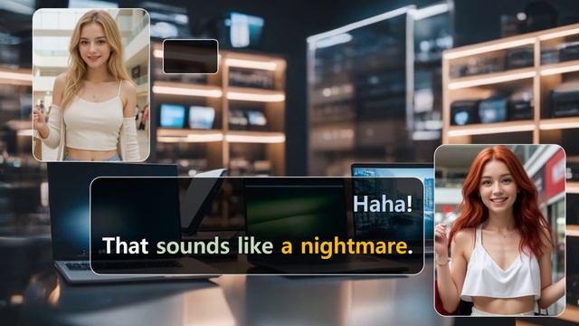 English Conversation [At The Shopping Mall] Listening & Speaking Practice