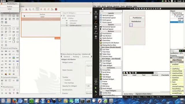 [C vs C++: GUI] Gtk+ Window Design Tool vs Qt Form Design Tool смотреть онлайн