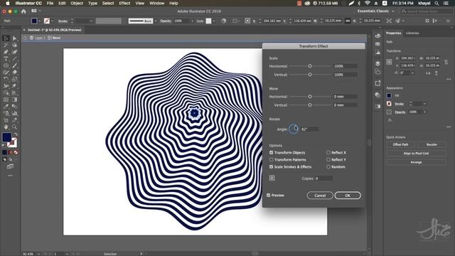 تصميم خلفية في الاليستريتور :: Create Background Design In Adobe Illustrator смотреть онлайн