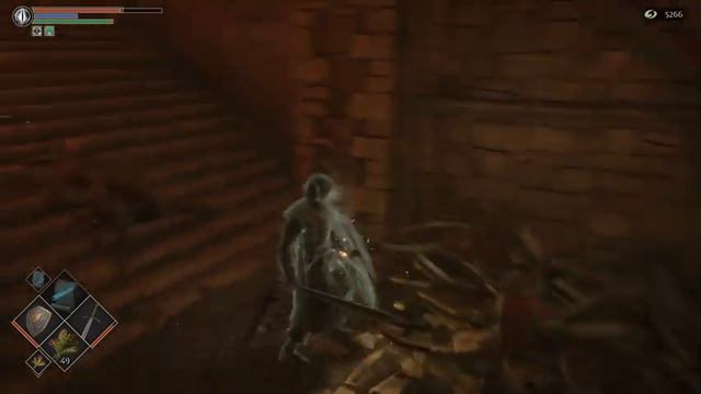 Demon's Souls_2-1 каменный клык. Boss Стальной паук смотреть онлайн