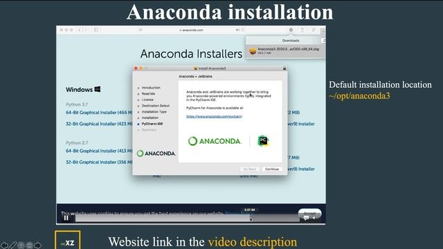 Anaconda installation on Mac OS 2020 || Python IDE- Spyder || Mac Catalina 15.5.7 смотреть онлайн