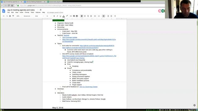 Kubernetes SIG CLI 20180523 смотреть онлайн