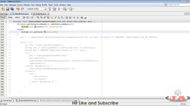 Java SWING #17 - How to Check if Any Row is Selected in JTable in Java Netbeans sqlite (mysql) смотреть онлайн