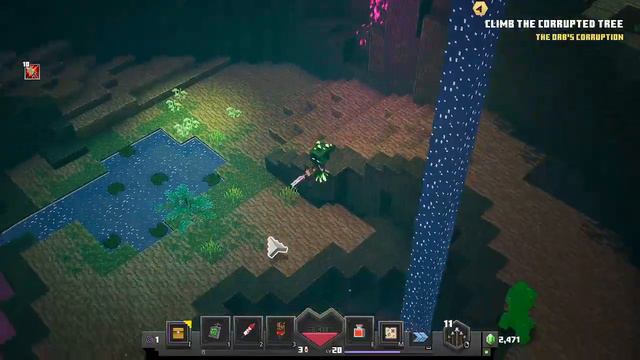 Minecraft Dungeons - How to get out of Tree Top Tangle Mission Part 1 смотреть онлайн