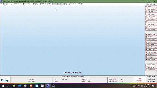 How to Recovery\Repair\Re index Company and Data in Busy Accounting Software in Hindi |Tutorial 34 смотреть онлайн
