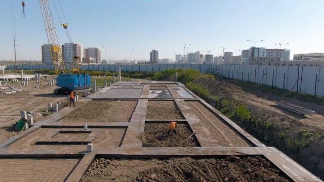 Ход строительства ЖК «Satty Jol» | Нур-Султан смотреть онлайн