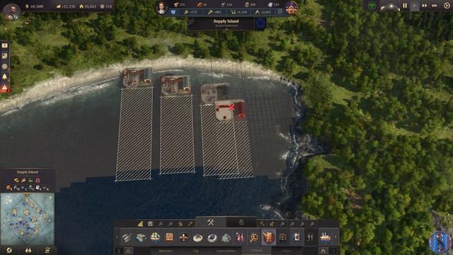 Anno 1800 | Ep. 03 | Supply Island | Import Island | City Building Sandbox Gameplay смотреть онлайн