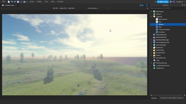 Roblox Studio Realistic Lighting Settings Tutorial (2023) смотреть онлайн