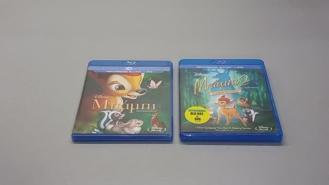 БЕМБИ - BAMBI - DISNEY - 1942 - 2006 - Blu-ray - обзор зарубежных изданий двух частей мультфильма