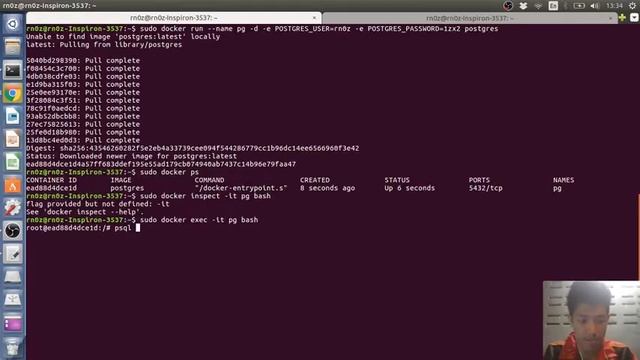 FASTER installs postgresql and pgadmin4 using docker смотреть онлайн
