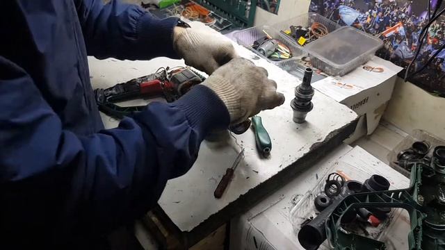 BOSCH PBH 2100 RE перфоратор ремонт смотреть онлайн