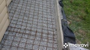 Отмостка с использованием геотекстиля . На оценку .