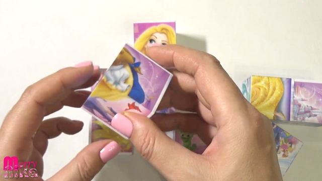 Принцесса Рапунцель - собираем кубики пазлы для детей из мультика Дисней | Merry Nika смотреть онлайн