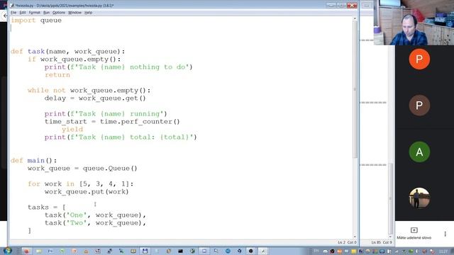 2021-08 [seminár] Natívne korutiny v jazyku Python смотреть онлайн