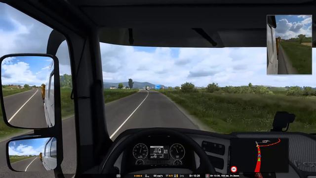 ETS 2 || мод на реалистичное время, катаем по Европе! смотреть онлайн