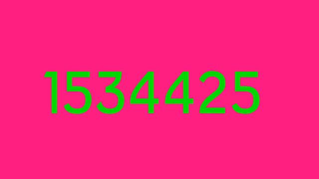 Countup Numbers from 0 to 3000000 смотреть онлайн