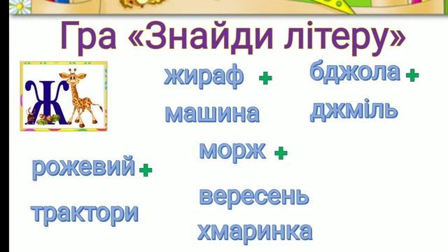 Велика буква Ж. Читання складів, слів, речень і тексту з вивченими літерами смотреть онлайн
