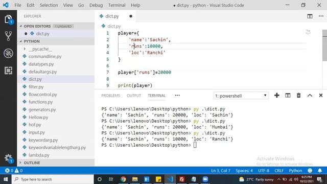 dict Data Structure in Python смотреть онлайн