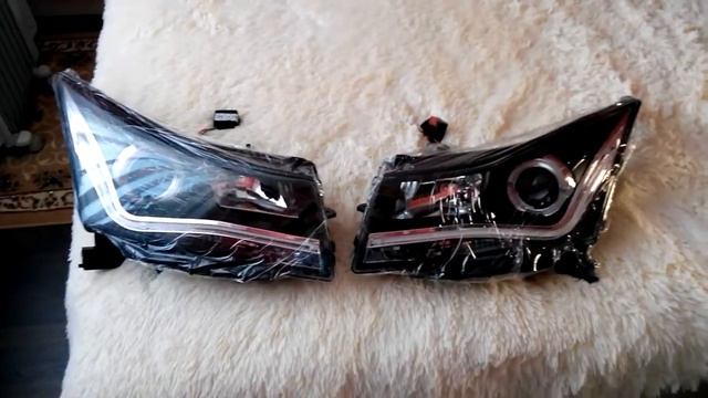 Тюнинг фары Chevrolet Cruze-AUDI R8, A1 смотреть онлайн