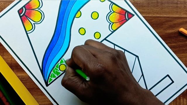 How To Draw 2D Design Table Lamp Drawing -2D Design Table Lamp Drawing For Elementary & Intermediat смотреть онлайн
