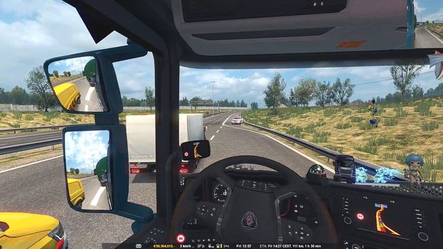 ETS2 | how to tell the stupid AI to get out of the way смотреть онлайн