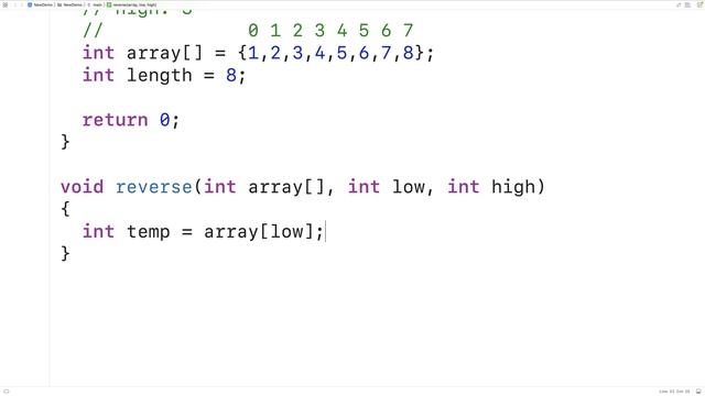 Reverse An Array Using Recursion | C Programming Example смотреть онлайн