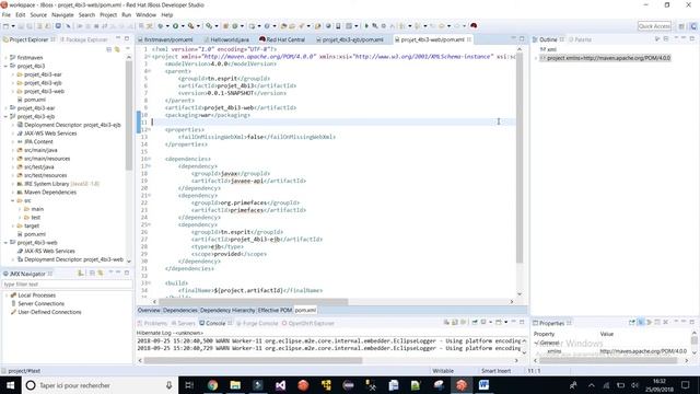 Run your first Java JEE application with maven project on JBOSS part2 /Nexus/Wildfly Server смотреть онлайн